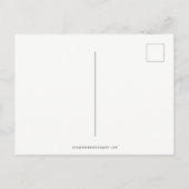 CARTE POSTALE PRIÈRE DE PAIX DE ST. FRANÇOIS NOIR & BLANC (Dos)