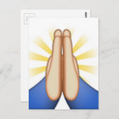 Carte Postale prier émoji (Devant / Derrière)