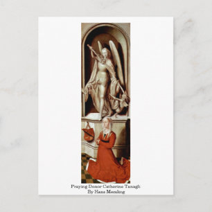 Carte Postale Prier Le Donateur Catherine Tanagli Par Hans Memli
