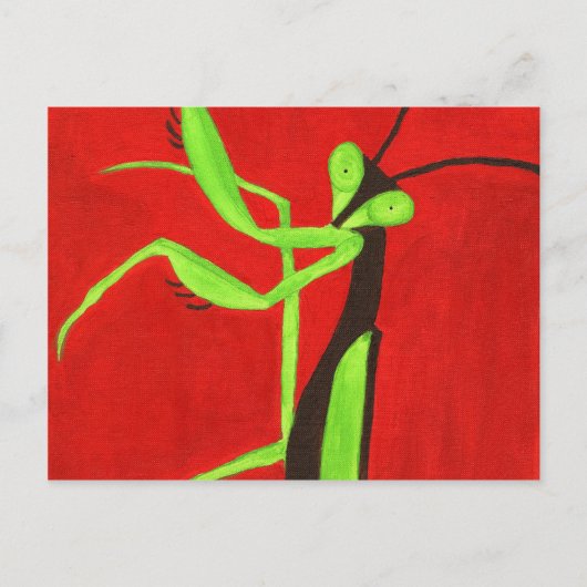 Carte Postale Prier Mantis (Devant)