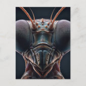 Carte Postale Prier Mantis Fermer Macro (Devant)