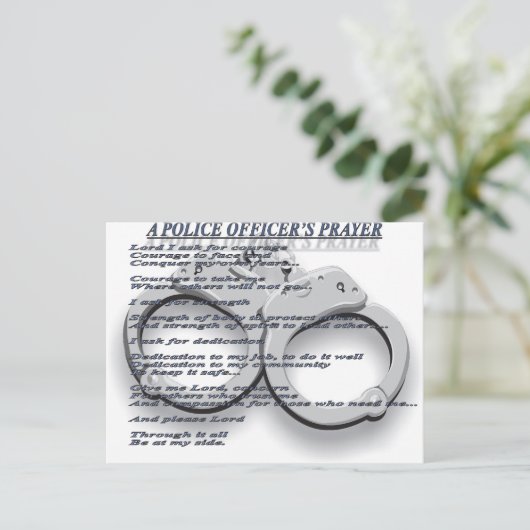 CARTE POSTALE PRIÈRE (Debout devant)