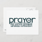 CARTE POSTALE PRIÈRE (Devant / Derrière)