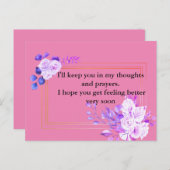 Carte Postale Prière (Devant / Derrière)