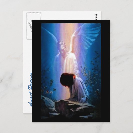 Carte Postale Prière Angel (Devant / Derrière)