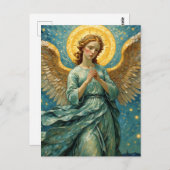 Carte Postale Prière Angel Faux Van Gogh (Devant / Derrière)