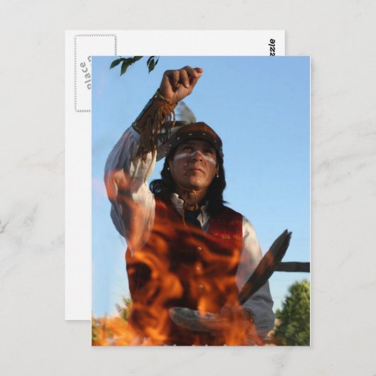 Carte Postale Prière Apache (Devant / Derrière)