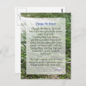 Carte Postale Prière Change Me de Tosha Silver (Devant / Derrière)