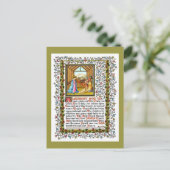 Carte Postale Prière Chrétienne Avec Nativité (Debout devant)