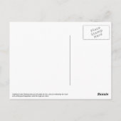 Carte Postale Prière de bénédiction irlandaise et arc-en-ciel (Dos)