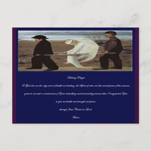 Carte Postale Prière de guérison (Devant)
