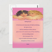 Carte Postale Prière de guérison pour eux (Devant / Derrière)