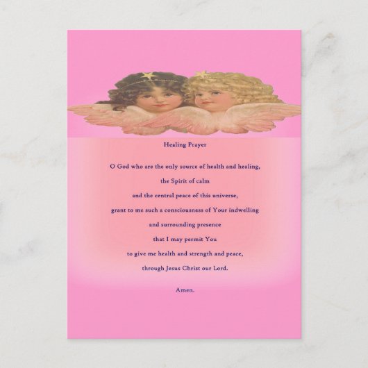 Carte Postale Prière de guérison pour eux (Devant)