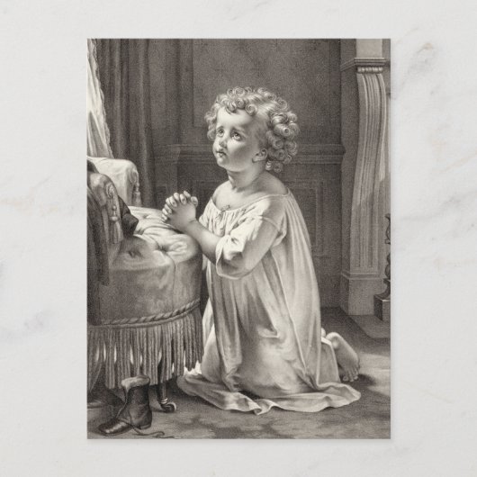 Carte postale "Prière de l'enfant" (Devant)