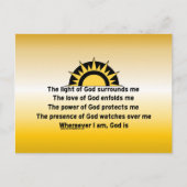 Carte Postale Prière de protection (Devant)