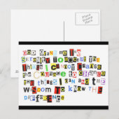 Carte Postale Prière de sérénité (Devant / Derrière)