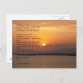 Carte Postale Prière de sérénité (Devant / Derrière)