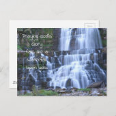 Carte Postale Prière des Chutes d'eau (Devant / Derrière)