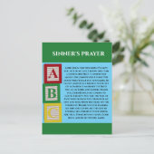 CARTE POSTALE PRIÈRE DES SINNERS (Debout devant)