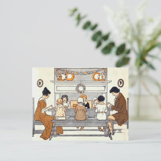 Carte Postale Prière du dîner (Debout devant)