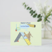 Carte Postale Prière du gestionnaire tactile (Debout devant)