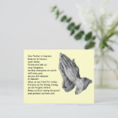 Carte Postale Prière du Seigneur (Debout devant)