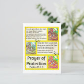 Carte Postale Prière Juive De Protection Ville De Jérusalem (Debout devant)