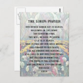 Carte Postale Prière - La prière du Seigneur (Devant / Derrière)