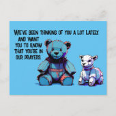 Carte postale Prière-Ours (Devant)