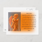 Carte Postale Prière simple (Devant / Derrière)