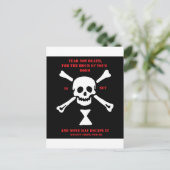 Carte Postale Prière Viking Ancienne...Peur Pas La Mort (Debout devant)