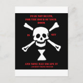 Carte Postale Prière Viking Ancienne...Peur Pas La Mort (Devant)