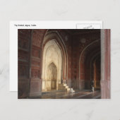 Carte Postale prières du taj mahal (Devant / Derrière)
