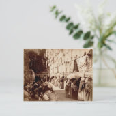 Carte Postale Prières juives au mur des lamentations à Jérusalem (Debout devant)