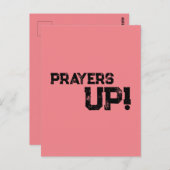 Carte Postale Prières Prières Prières Prières (Devant / Derrière)
