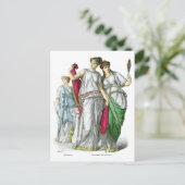 Carte Postale Priestesse grecque antique et Noble femme (Debout devant)