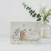 Carte Postale Priez, Mlle Mouse, vous nous donnerez de la bière. (Debout devant)