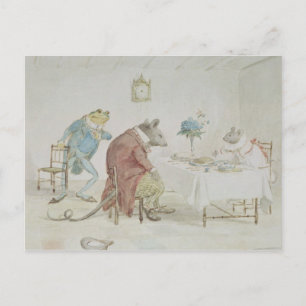 Carte Postale Priez, Mlle Mouse, vous nous donnerez de la bière.