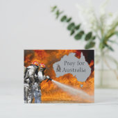 Carte Postale Priez pour l'Australie (Debout devant)