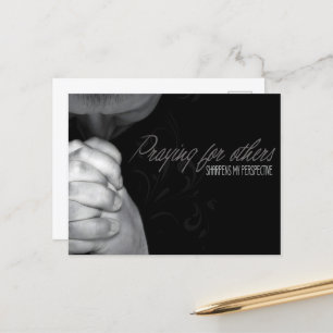 Carte Postale "Priez pour les autres" Motivation Affirmation