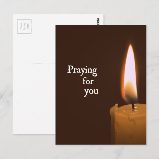 Carte Postale Priez pour vous (Devant / Derrière)