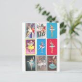 Carte Postale prima ballerina (Debout devant)