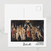 Carte Postale Primavera de Botticelli (Devant / Derrière)