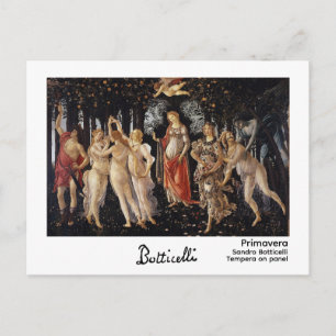 Carte Postale Primavera de Botticelli