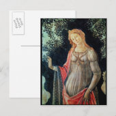 Carte Postale Primavera, détail de Vénus, c.1478 (Devant / Derrière)