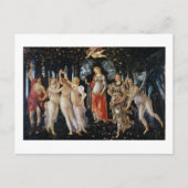 Carte Postale Primavera, Sandro Botticelli, 1482 (Devant)