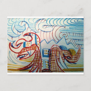 Carte Postale Primitif futur