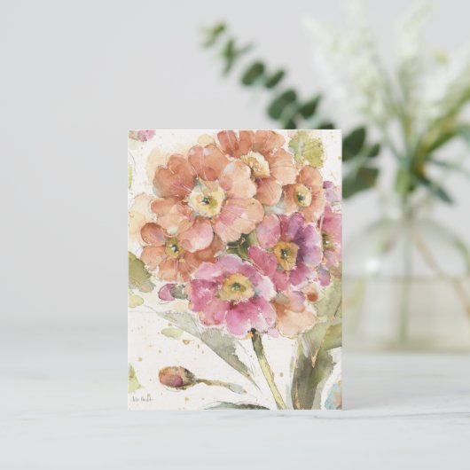 Carte Postale Primrose et orange (Debout devant)