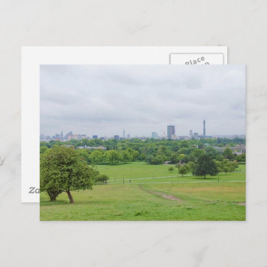 Carte Postale Primrose Hill Londres (Devant / Derrière)