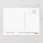 Carte Postale Primrose Posy (Dos)